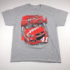 NASCAR Kurt Busch #41 Mens L Graphic Shirt
